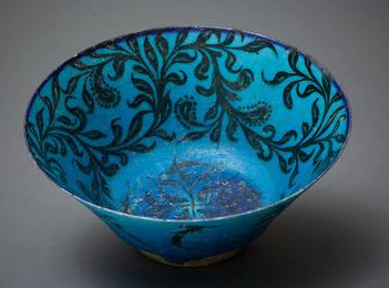 fritware bowl Iran Aga Khan
